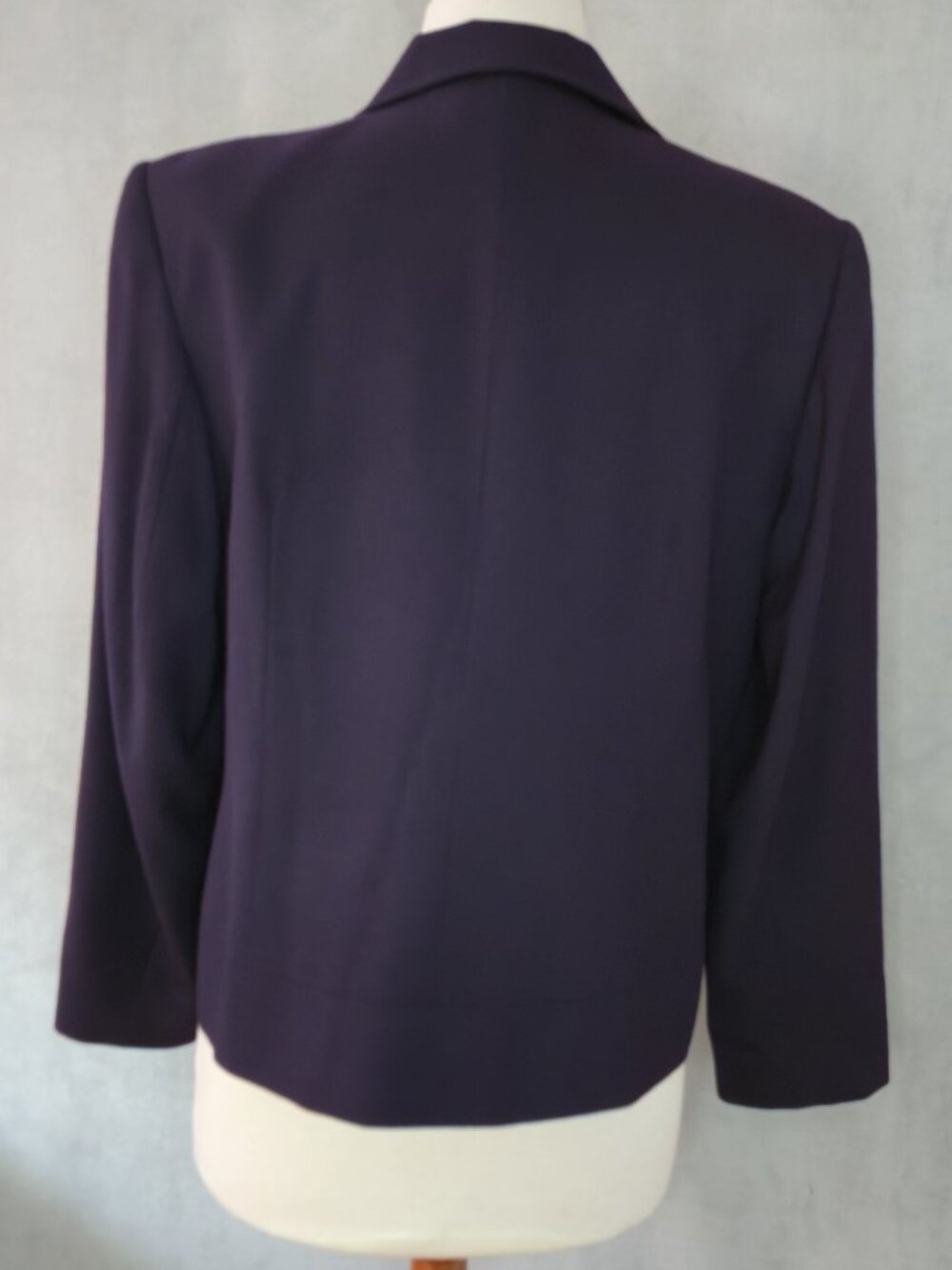 Vintage Talbots Purple 100% Wool Blazer | Made in USA | Size 14 - Picture 5 of 10
